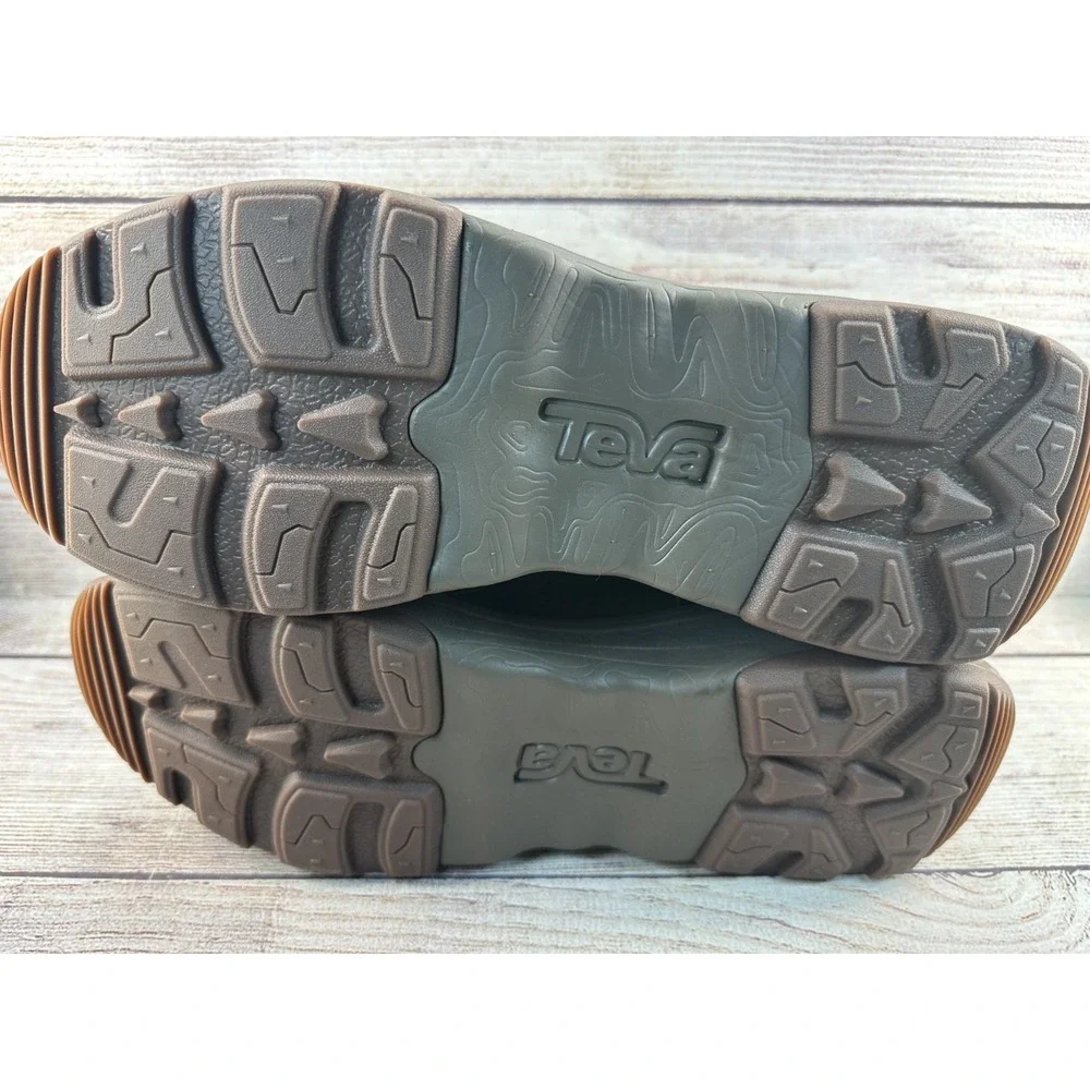 Teva Men's Dark Olive Taupe Geotrecca RP Waterproof Hiking Boots Size 11.5